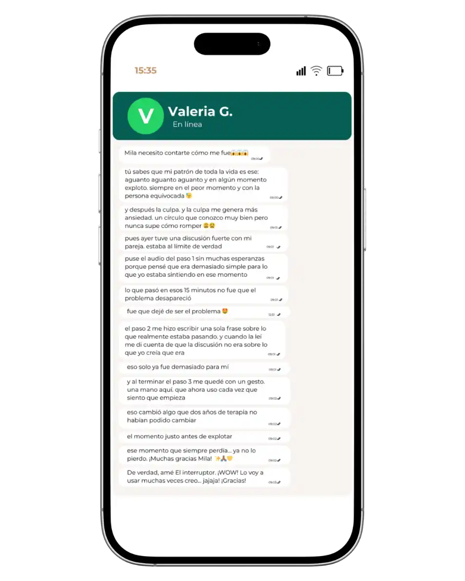 Testimonio de Valeria Garcia